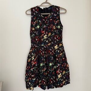 GAP Colorful Abstract Print Mini Dress